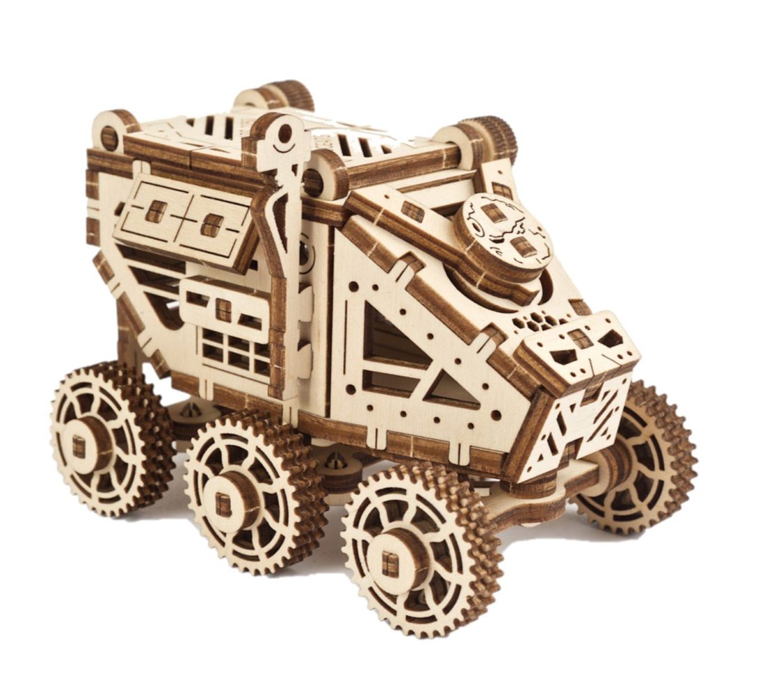 Ugears wooden self-propelled 3D model Mars Buggy