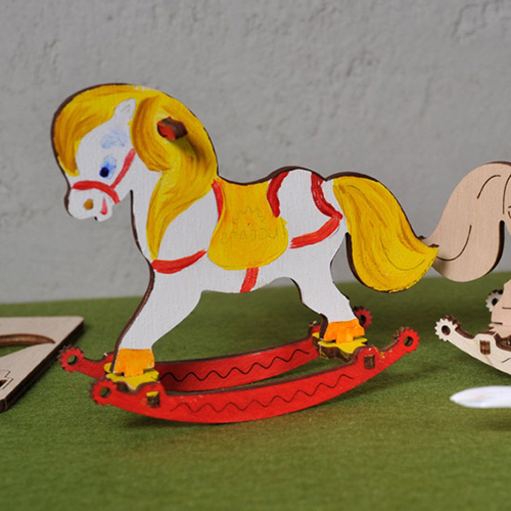 Rocking Horse (3D Coloring Puzzle)