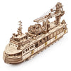 Wooden self-propelled 3D puzzle for adults Research Vessel