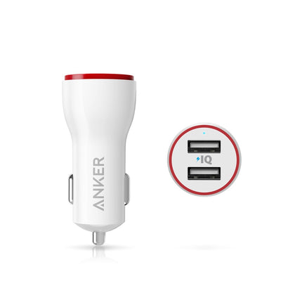 Anker PowerDrive Charger Car Dual Port B2310H21 White