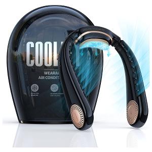 Coolify Portable Air Conditioner Neck Fan - Black