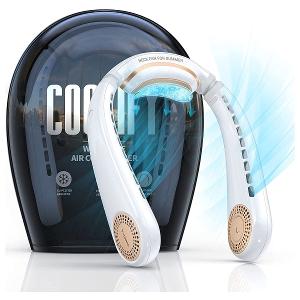 Coolify Portable Air Conditioner Neck Fan - White