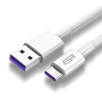 ESR - 5A USB-A to USB-C Fast Charging Cable (3.3 ft/1 m) - White