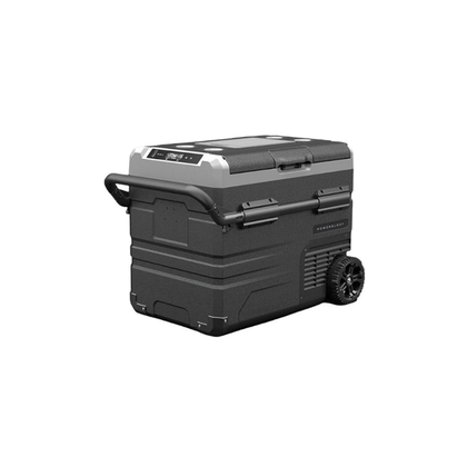 Powerology Smart Portable Fridge And Freezer Versatile Cooler For Outdoor Adventure With Detachable Wheels 45 Liters - Black | PPOF45LBK