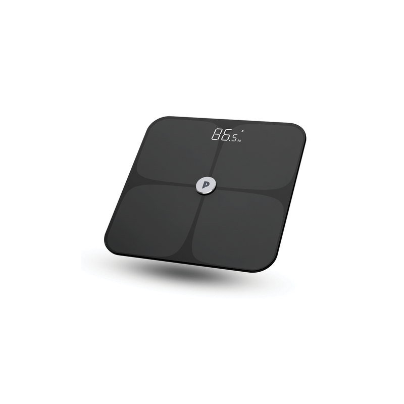 Powerology Wi-Fi Body Weighing Scale Measuring Instruments - Black - أجهزة قياس وزن الجسم باورولوجي واي فاي - أسود