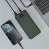 Powerology Power Bank with Charging Cable, Quick Charge Portable Power Bank 30000mAh PD 45W Fast Charging Power Bank with Type-C to Type-C Cable 0.9M - Green