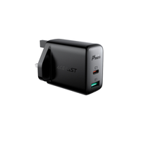 ACEFAST A8 PD32W(USB-C+USB-A) dual port charger (black) (UK)