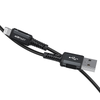 C4-02 USB-A to Lightning aluminum alloy charging data cable,black (1.8m)