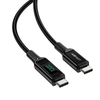 ACEFAST C6-03 USB-C to USB-C 100W zinc alloy digital display braided charging data