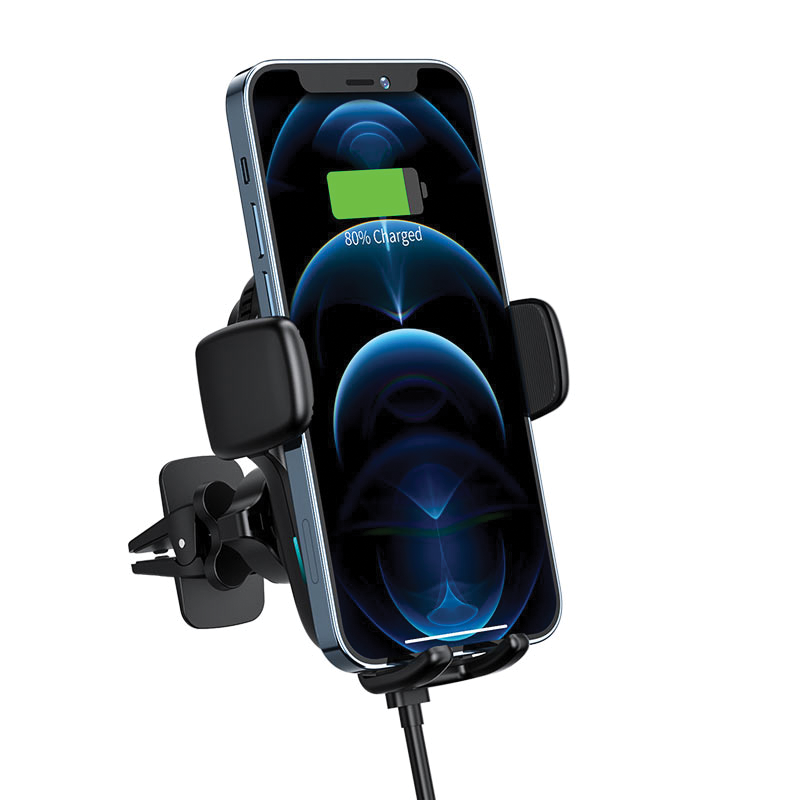 ACEFAST D1 wireless charging automatic clamping car holder (black)
