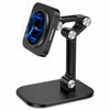 HaloLock™ Adjustable MagSafe Compatible Wireless Charging Stand - Black