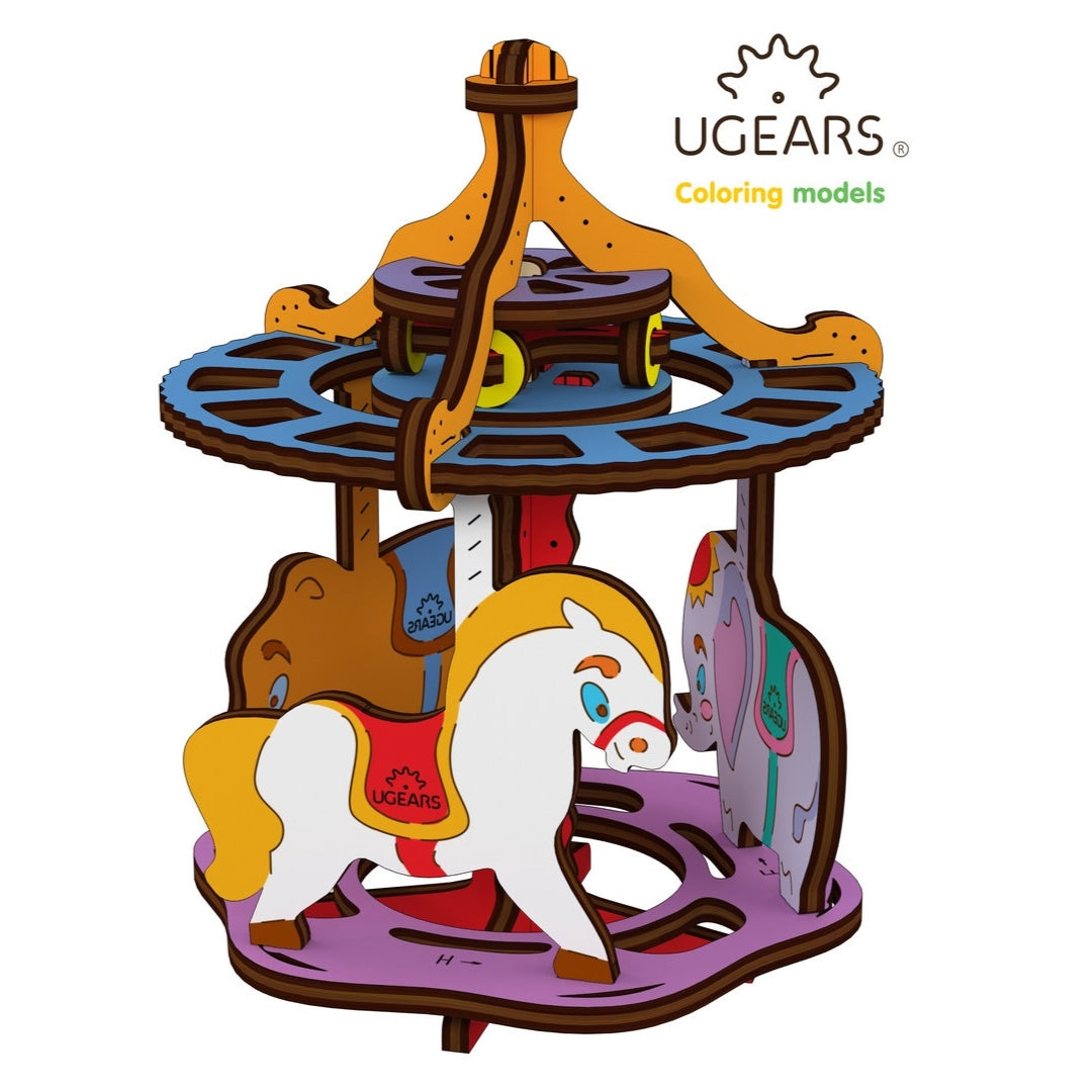 Merry-go-round(3D Coloring Puzzle)