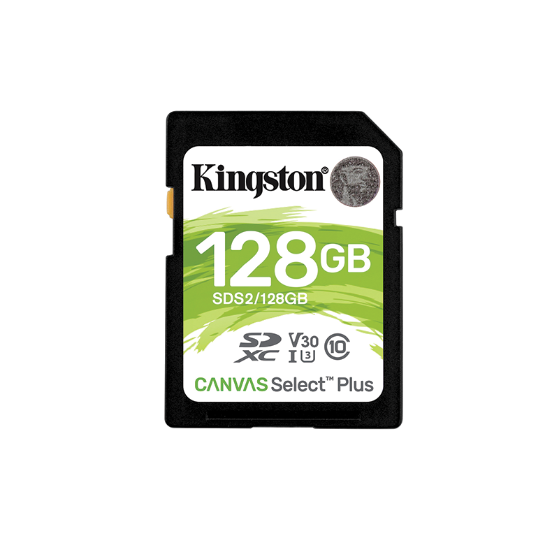 Kingston 128GB SDXC Canvas Select + 100R V30