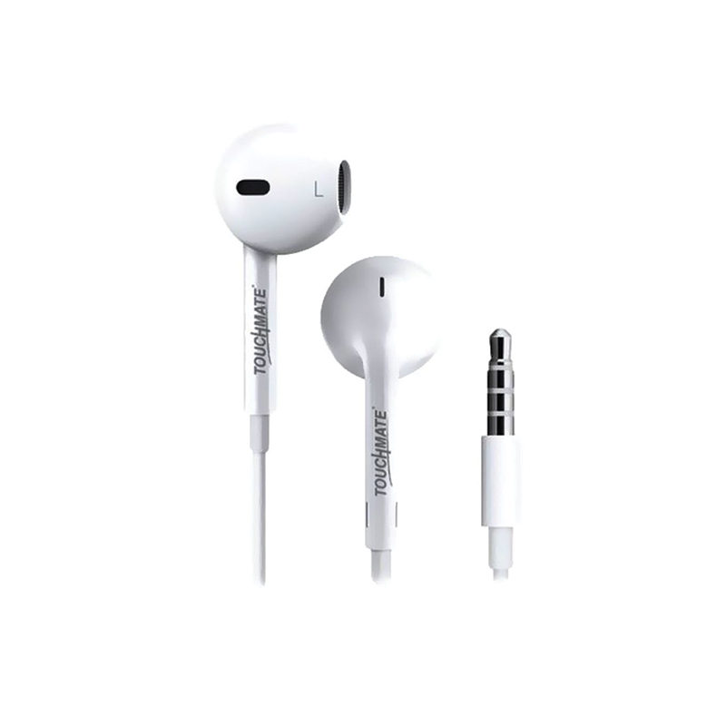 Touchmate E0030 Stereo Earphone With MIC Wht