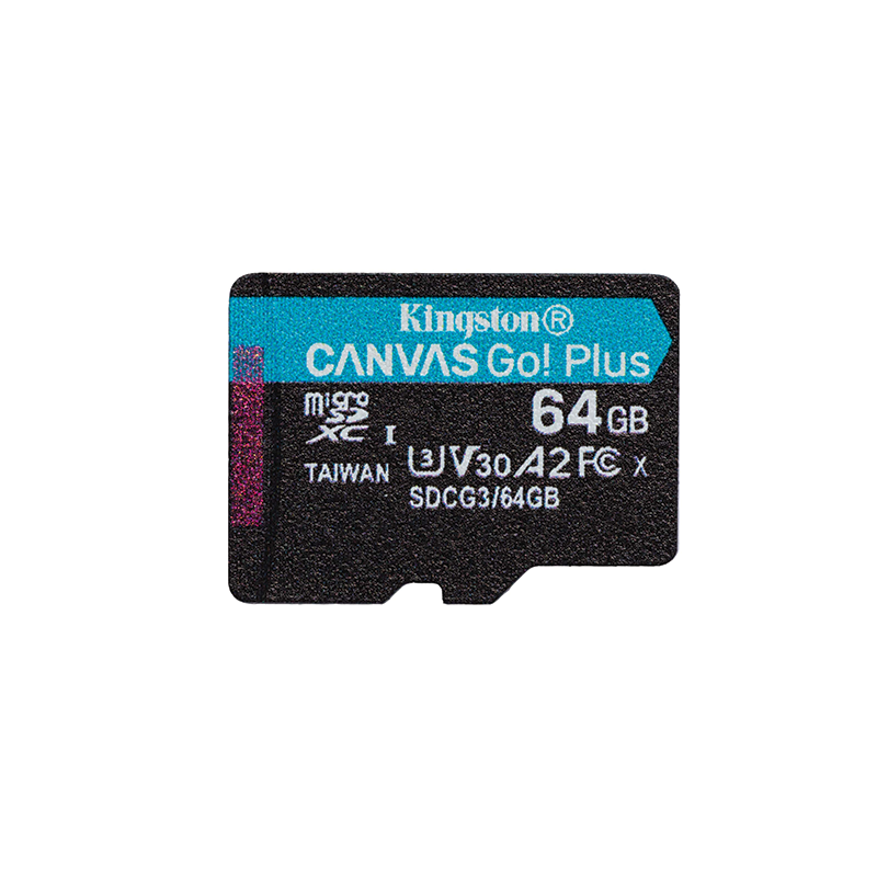 Kingston 64GB MicroSD Canvas Go+ 170R V30