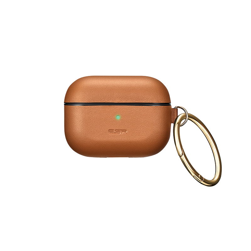 Airpods Pro-Metro Leather-Brown case