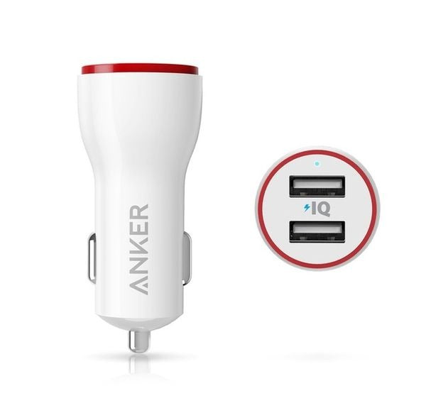 Anker PowerDrive Charger Car Dual Port B2310H21 White