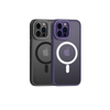 COMMA iPhone14 Pro Max  ( Joy Elegant Metal Frame Magnetic Anti-shock Case) ( BLACK, PURPLE)